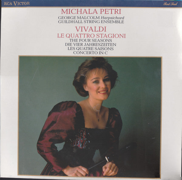 Michala Petri : Vivaldi - Le Quattro Stagioni Op. 8, Nos 1-4 (LP, Album, RE)