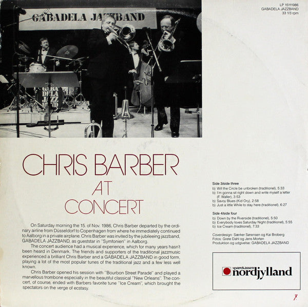 Gabadela Jazzband Med Chris Barber : Gabadela Jazzband And Chris Barber In Concert (2xLP, Album, Ltd, Num)