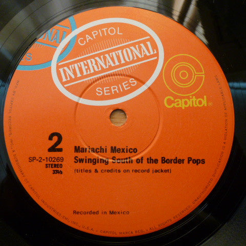 Mariachi México de Pepe Villa : Swinging South Of The Border Pops Actually Recorded In Mexico (LP, Comp, RE)