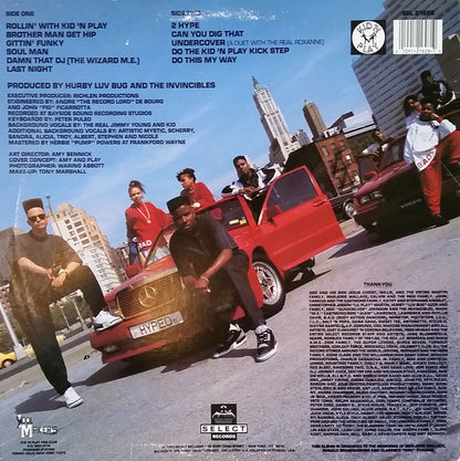 Kid 'N' Play : 2 Hype (LP, Album, Yel)