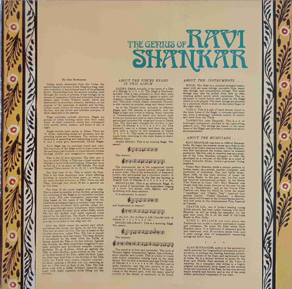 Ravi Shankar : The Genius Of Ravi Shankar (2xLP, Comp, RE, Gat)