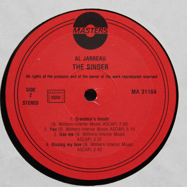 Al Jarreau : The Singer (LP, Album)