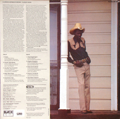 Clarence "Gatemouth" Brown : Alright Again! (LP, Album)