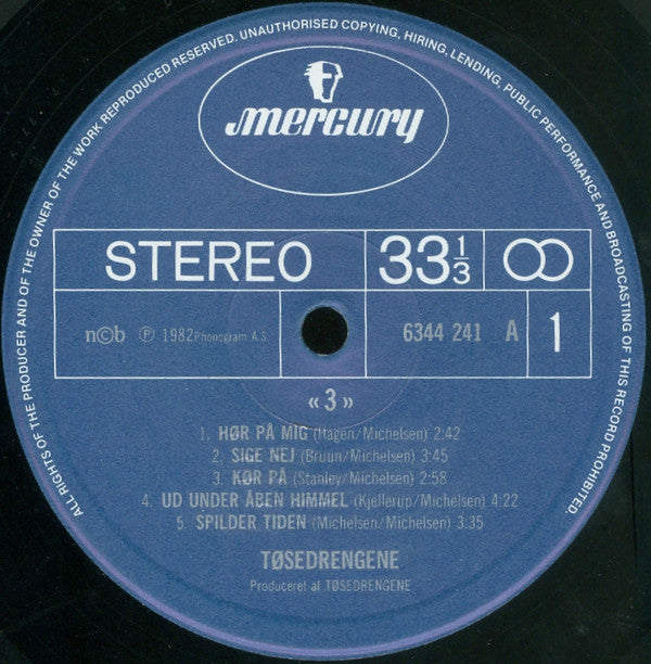 Tøsedrengene : 3 (LP, Album)