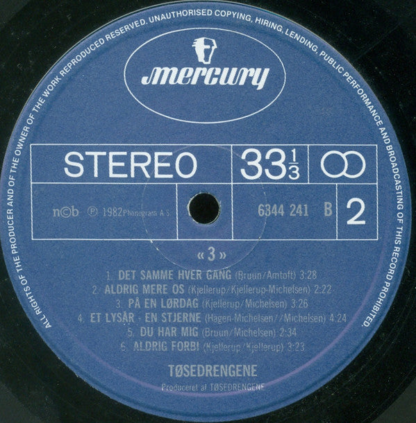 Tøsedrengene : 3 (LP, Album)