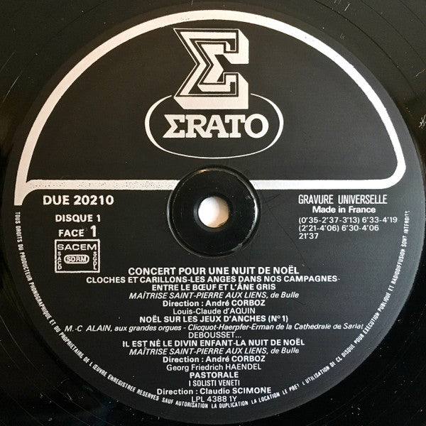 Marie-Claire Alain, I Solisti Veneti, Claudio Scimone : Une Nuit De Noël Avec... (2xLP, Comp, RE, Gat)