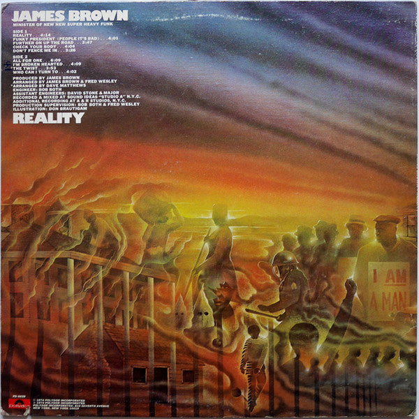 James Brown : Reality (LP, Album, Mon)