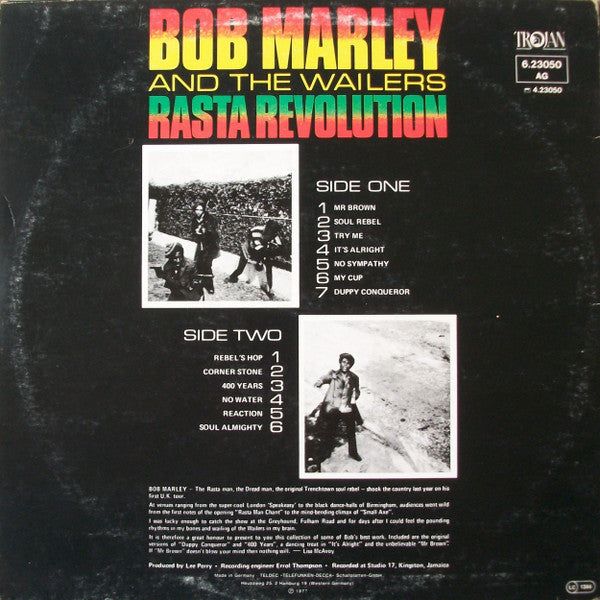 Bob Marley & The Wailers : Rasta Revolution (LP, Comp, RE)