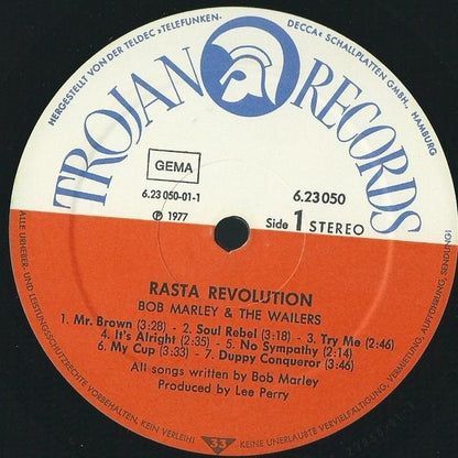 Bob Marley & The Wailers : Rasta Revolution (LP, Comp, RE)