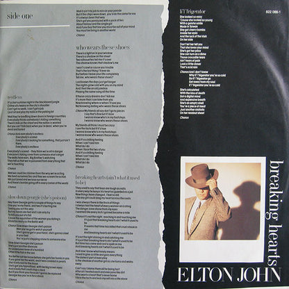 Elton John : Breaking Hearts (LP, Album)