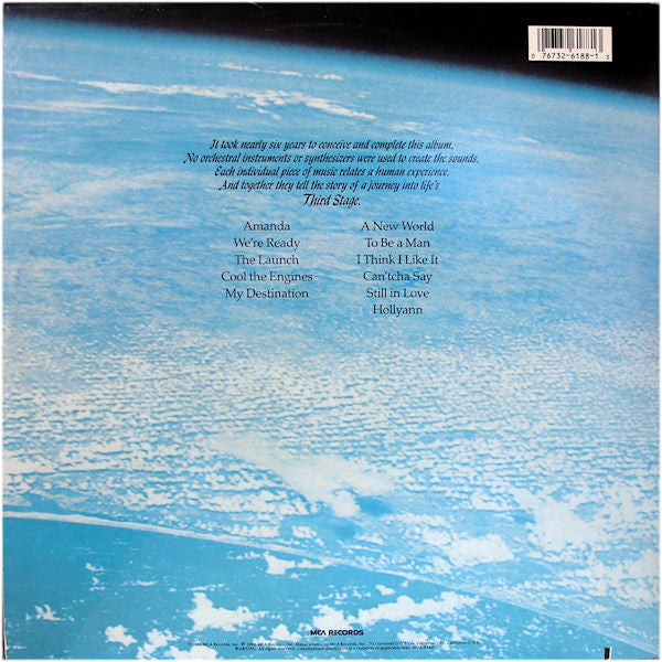 Boston : Third Stage (LP, Album, Ele)