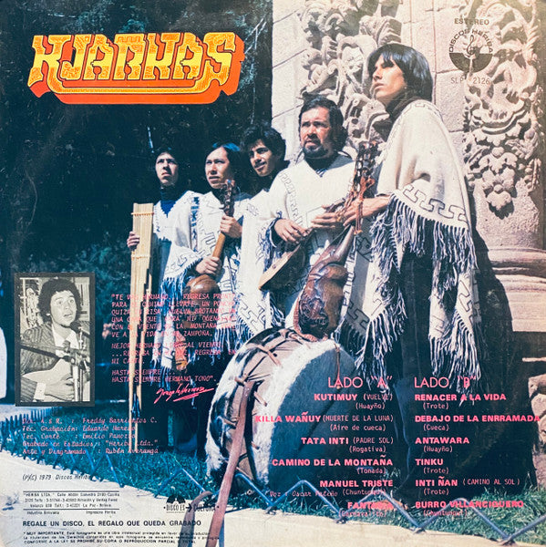 Los Kjarkas : Kutimuy (Vuelve) (LP, Album)