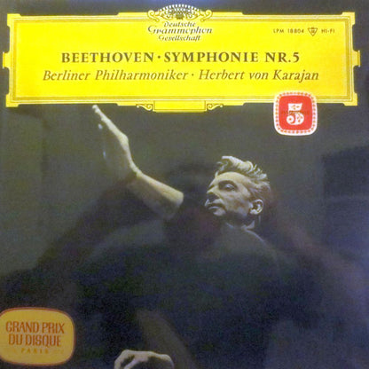 Ludwig van Beethoven, Berliner Philharmoniker • Herbert von Karajan : Symphonie Nr.5 (LP, Mono, RP)