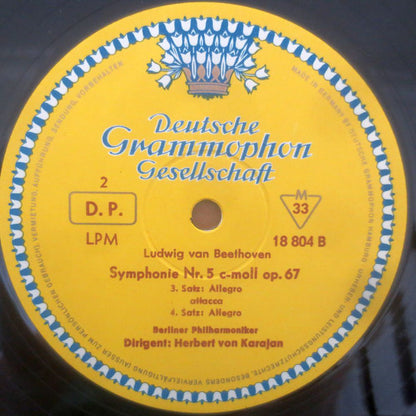Ludwig van Beethoven, Berliner Philharmoniker • Herbert von Karajan : Symphonie Nr.5 (LP, Mono, RP)
