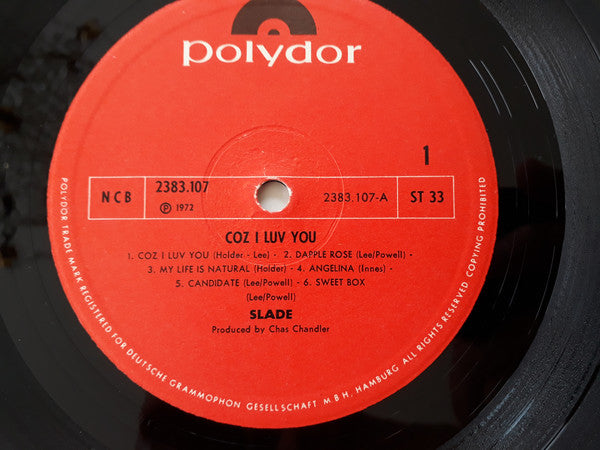 Slade : Coz I Luv You (LP, Comp)