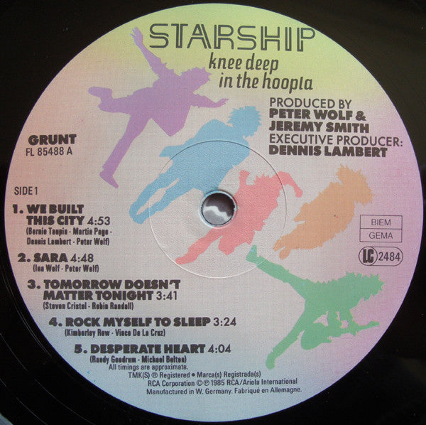 Starship (2) : Knee Deep In The Hoopla (LP, Album)