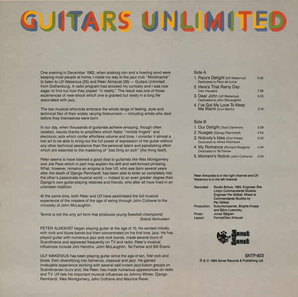 Guitars Unlimited : Guitars Unlimited (LP, Album)