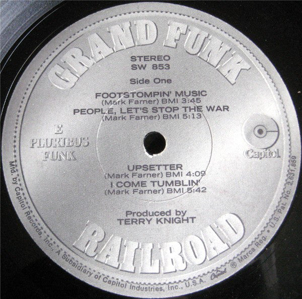 Grand Funk Railroad : E Pluribus Funk (LP, Album, Win)