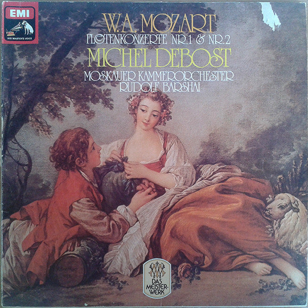 Wolfgang Amadeus Mozart, Michel Debost, Moscow Chamber Orchestra, Rudolf Barshai : Flötenkonzerte Nr.1 & Nr.2 (LP, Album)