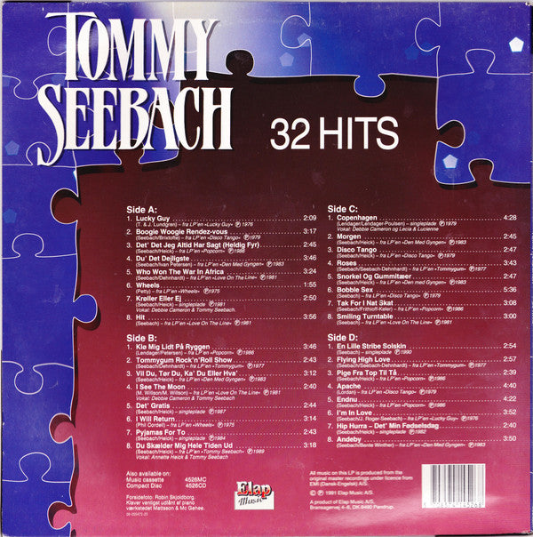 Tommy Seebach : 32 Hits (2xLP, Comp)