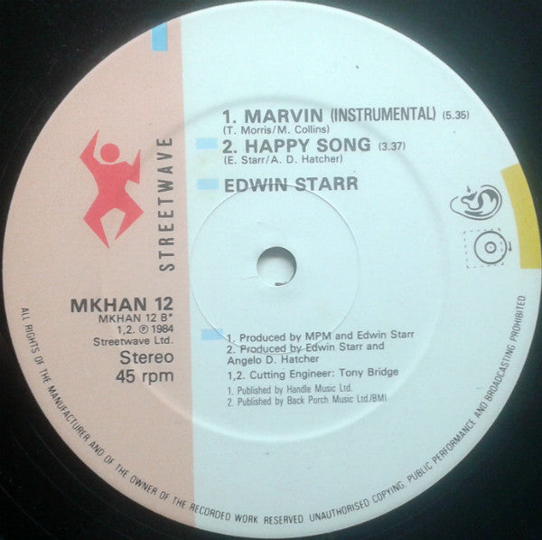 Edwin Starr : Marvin (12")