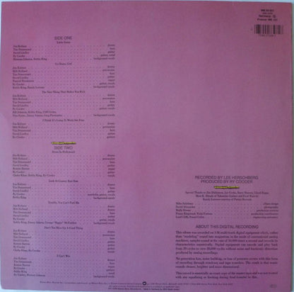 Ry Cooder : Bop Till You Drop (LP, Album, RE)