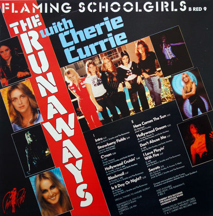 The Runaways With Cherie Currie : Flaming Schoolgirls (LP, Comp)