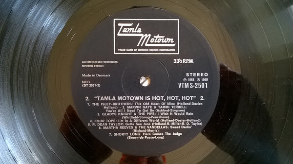 Various : Tamla Motown Is Hot, Hot, Hot! (LP, Comp)