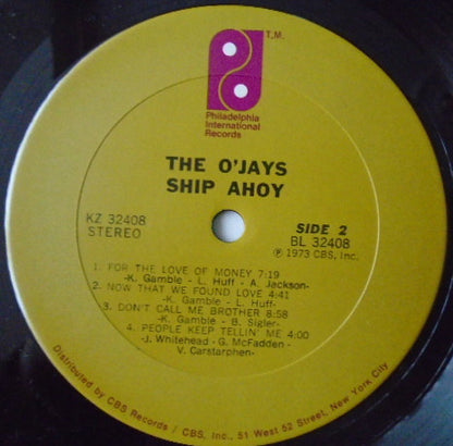 The O'Jays : Ship Ahoy (LP, Album, RE, Gat)