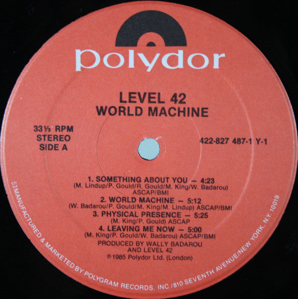 Level 42 : World Machine (LP, Album, 53 )