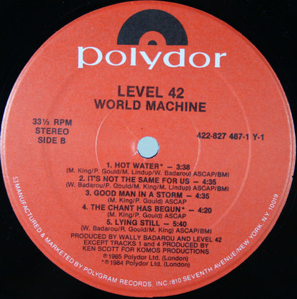 Level 42 : World Machine (LP, Album, 53 )
