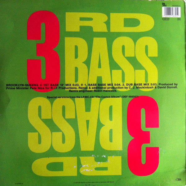 3rd Bass : Brooklyn Queens (12")