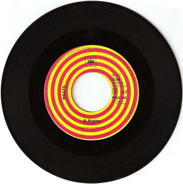 Brats / Tyrantz : B-Brains / Vivian Wants To Dance (7", Promo)