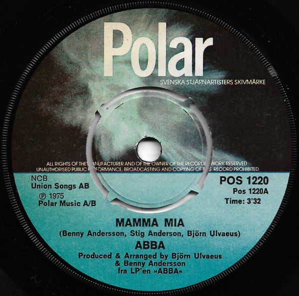 ABBA : Mamma Mia (7", Single)