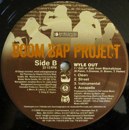 Boom Bap Project : Rock The Spot / Wyle Out (12")
