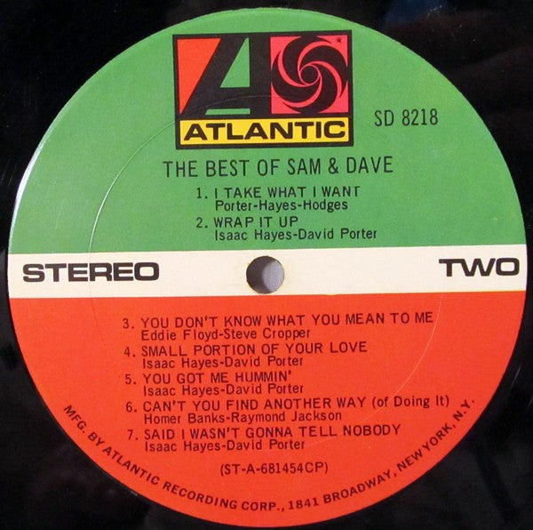 Sam & Dave : The Best Of Sam & Dave (LP, Comp, Pit)