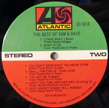 Sam & Dave : The Best Of Sam & Dave (LP, Comp, Pit)