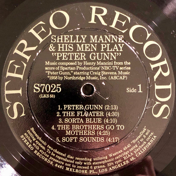 Shelly Manne & His Men : Play Peter Gunn (LP, Album, RCA)