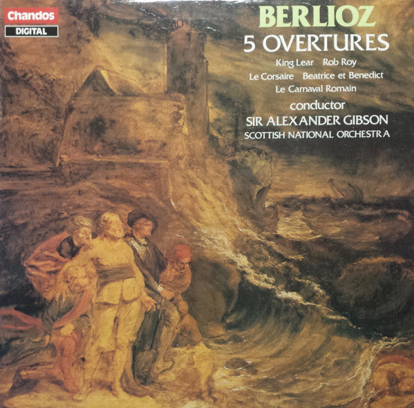 Hector Berlioz - Royal Scottish National Orchestra, Alexander Gibson : 5 Overtures (LP, Album)