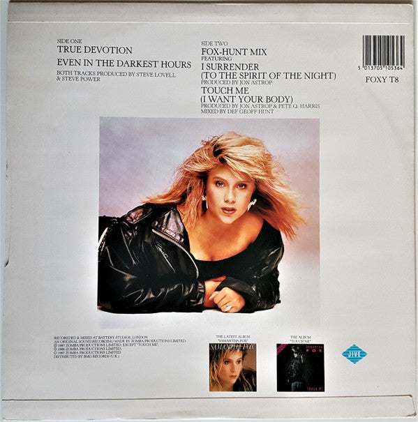 Samantha Fox : True Devotion (12", Single)