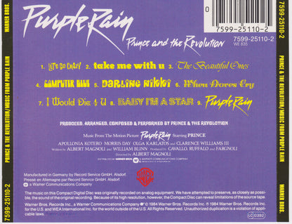 Prince And The Revolution : Purple Rain (CD, Album, RE, RP)