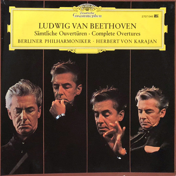 Ludwig van Beethoven / Berliner Philharmoniker · Herbert von Karajan : Sämtliche Ouvertüren · Complete Overtures (2xLP, RP, Gat)