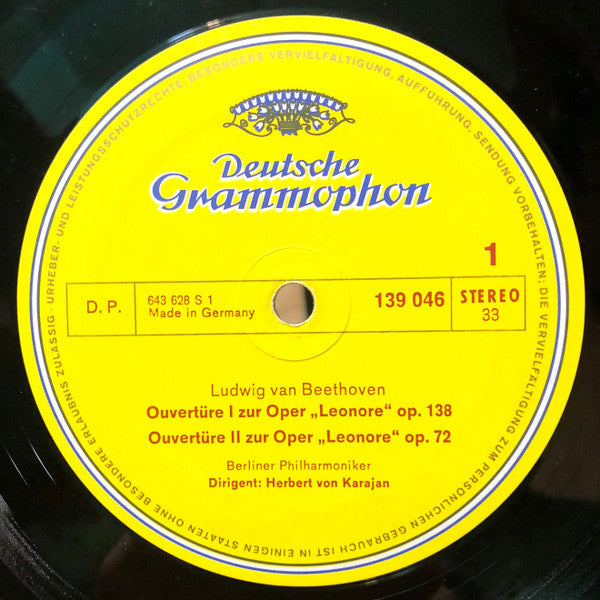 Ludwig van Beethoven / Berliner Philharmoniker · Herbert von Karajan : Sämtliche Ouvertüren · Complete Overtures (2xLP, RP, Gat)