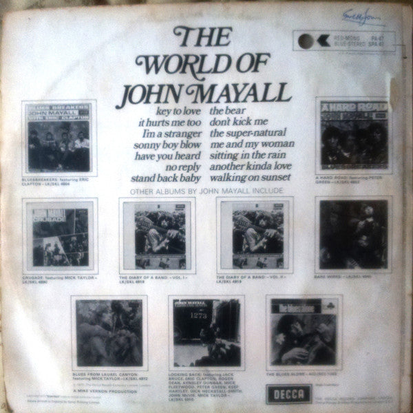 John Mayall : The World Of John Mayall (LP, Comp)