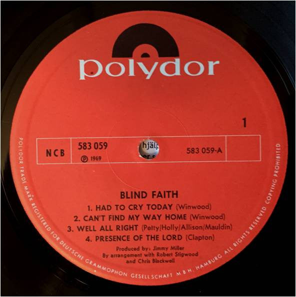 Blind Faith (2) : Blind Faith (LP, Album)