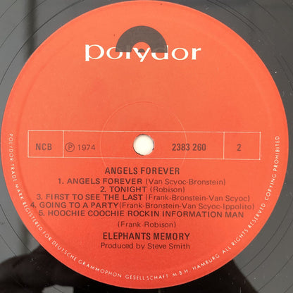 Elephants Memory : Angels Forever (LP, Album)