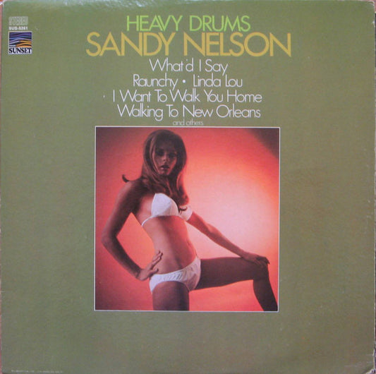 Sandy Nelson : Heavy Drums (LP, Comp)
