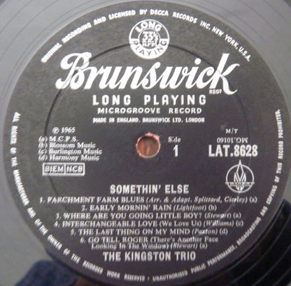 Kingston Trio : Somethin' Else (LP, Mono)