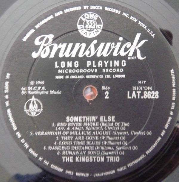 Kingston Trio : Somethin' Else (LP, Mono)