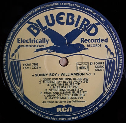 Sonny Boy Williamson : "Sonny Boy" Williamson Vol.1 (LP, Comp, Mono)